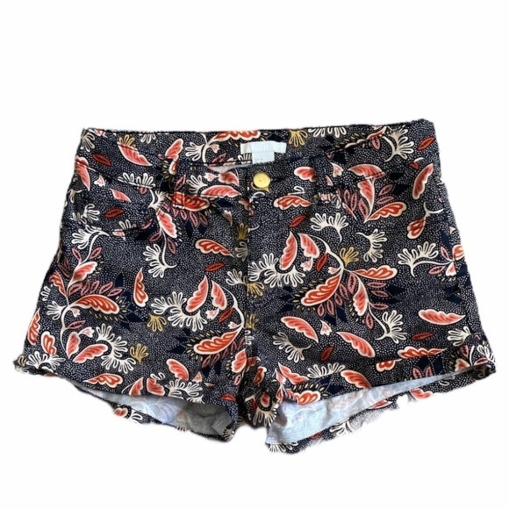 H&M Tiny Polka Dot Leaf Pattern Shorts Sz. 6‎